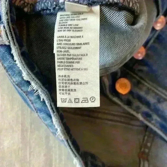 We The Free Jean Shorts, high rise, size 31 - Picture 4 of 7